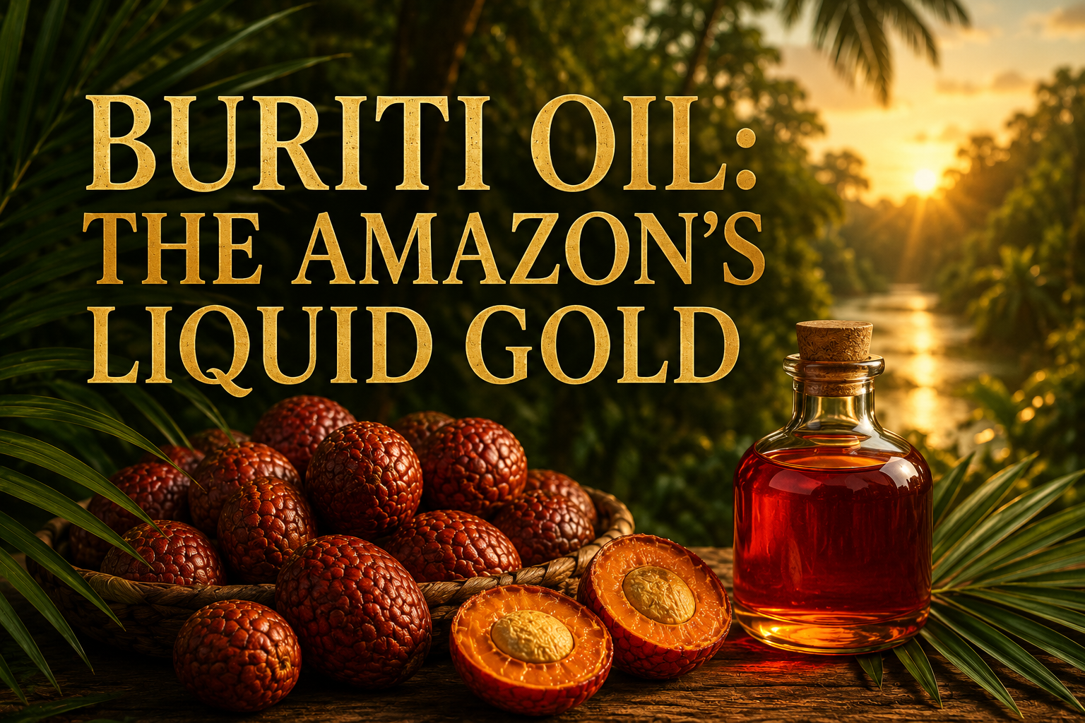 Buriti Oil: The Amazon's Liquid Gold, from Sacred Palm to Skin Science
