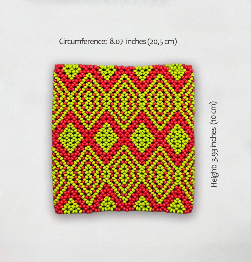 Indigenous Beaded Bracelet • KAYAPÓ people (from Brazil)