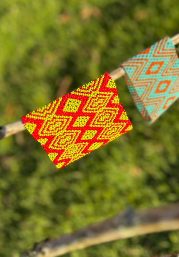 Indigenous Beaded Bracelet • KAYAPÓ people (from Brazil)