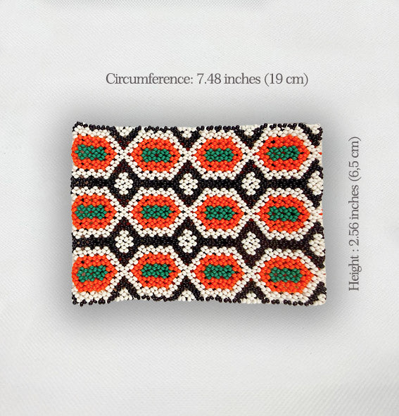 Indigenous Beaded Bracelet • KAYAPÓ people (from Brazil)