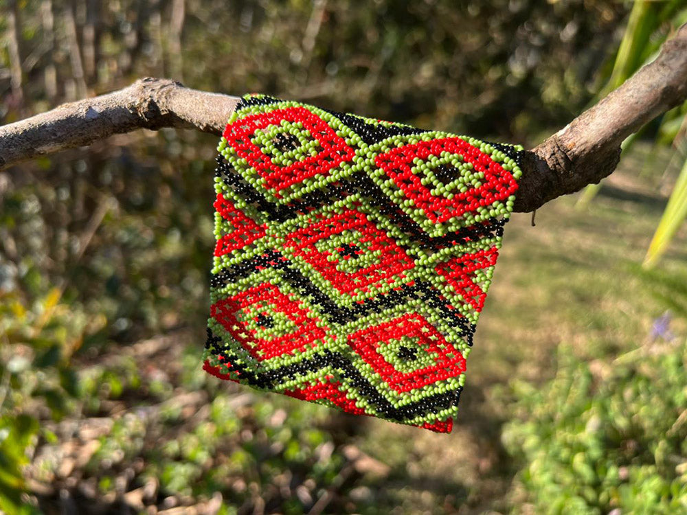 Indigenous Beaded Bracelet • KAYAPÓ people (from Brazil)