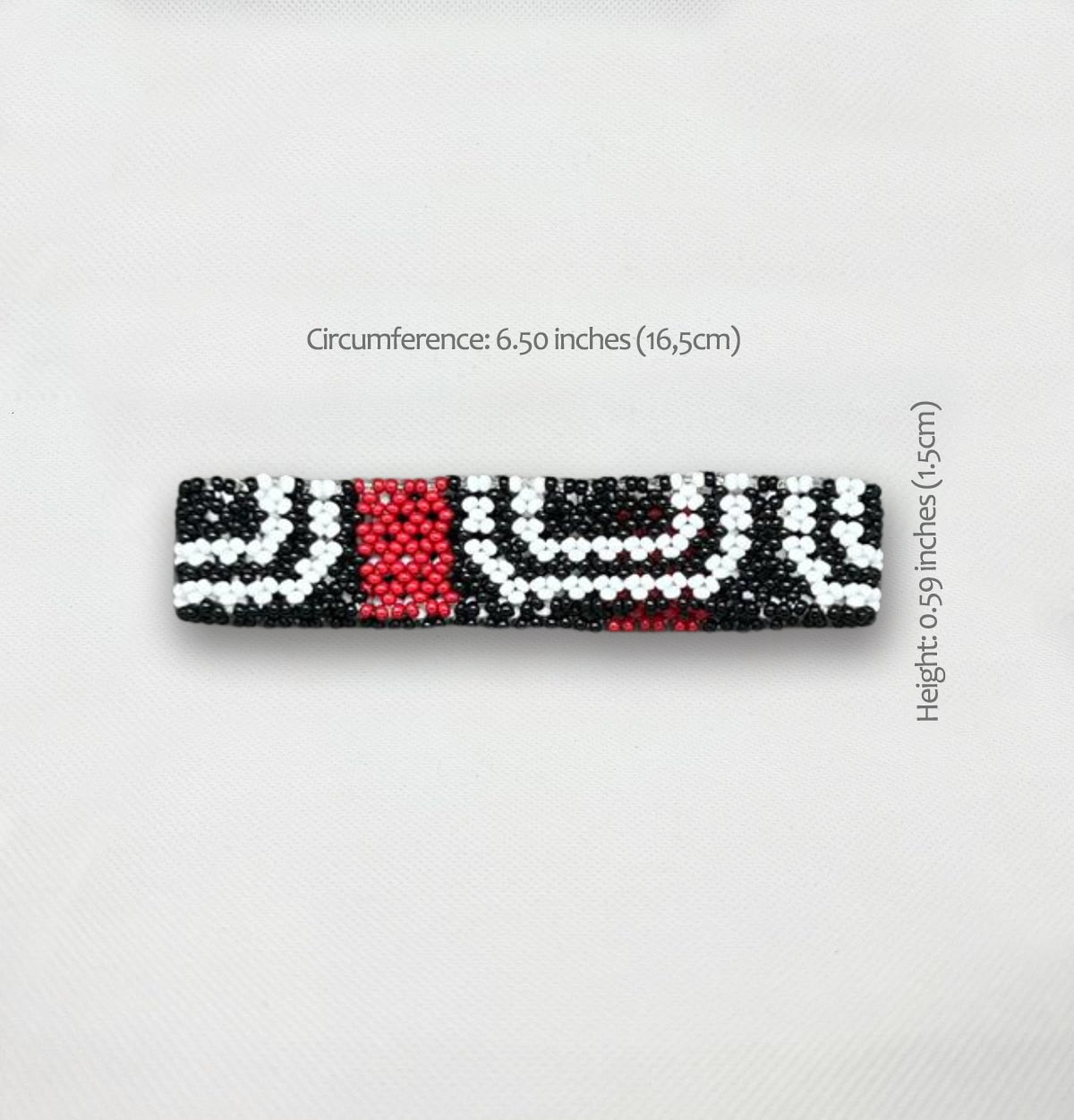 Indigenous Elastic Beaded Bracelet • WAURÁ people (from Brazil)