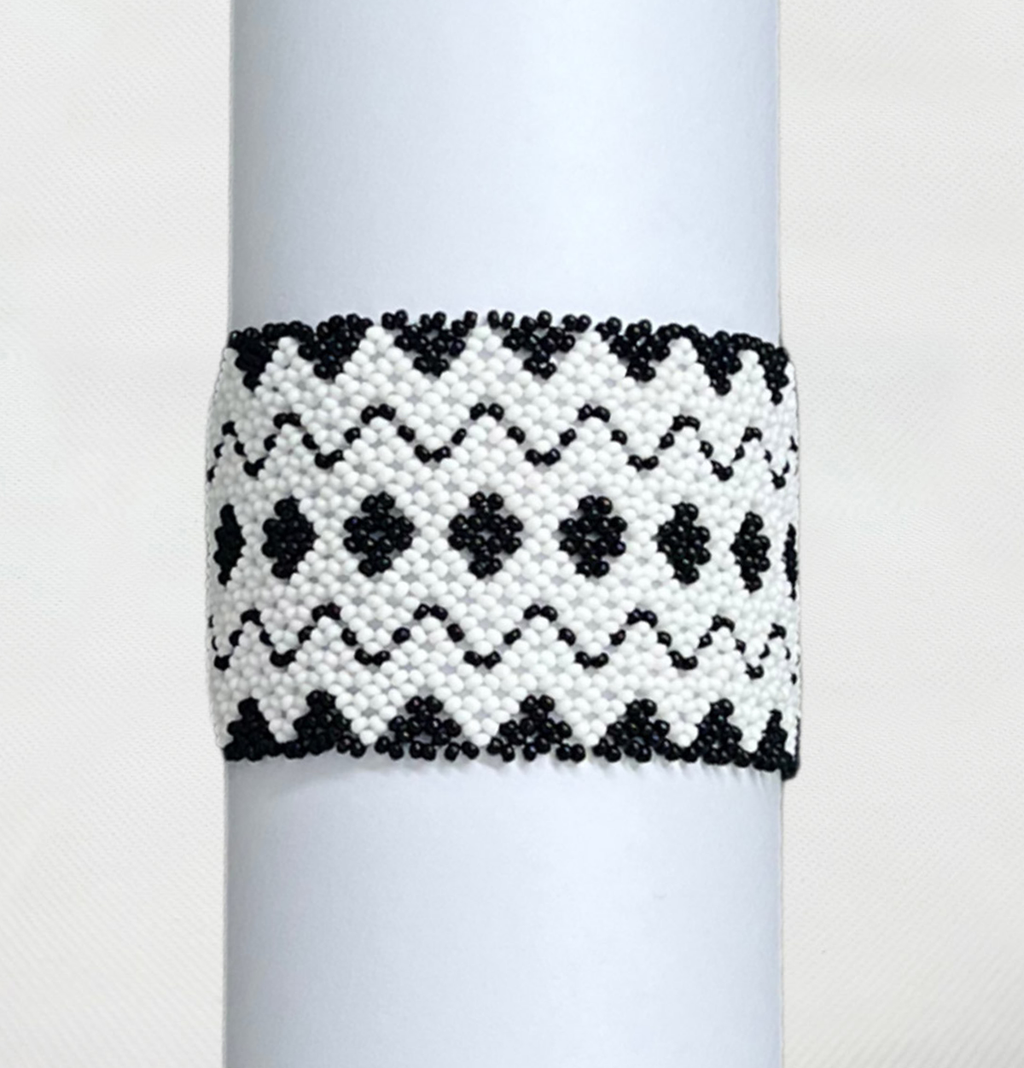 Indigenous Elastic Beaded Bracelet • WAURÁ  people (from Brazil)