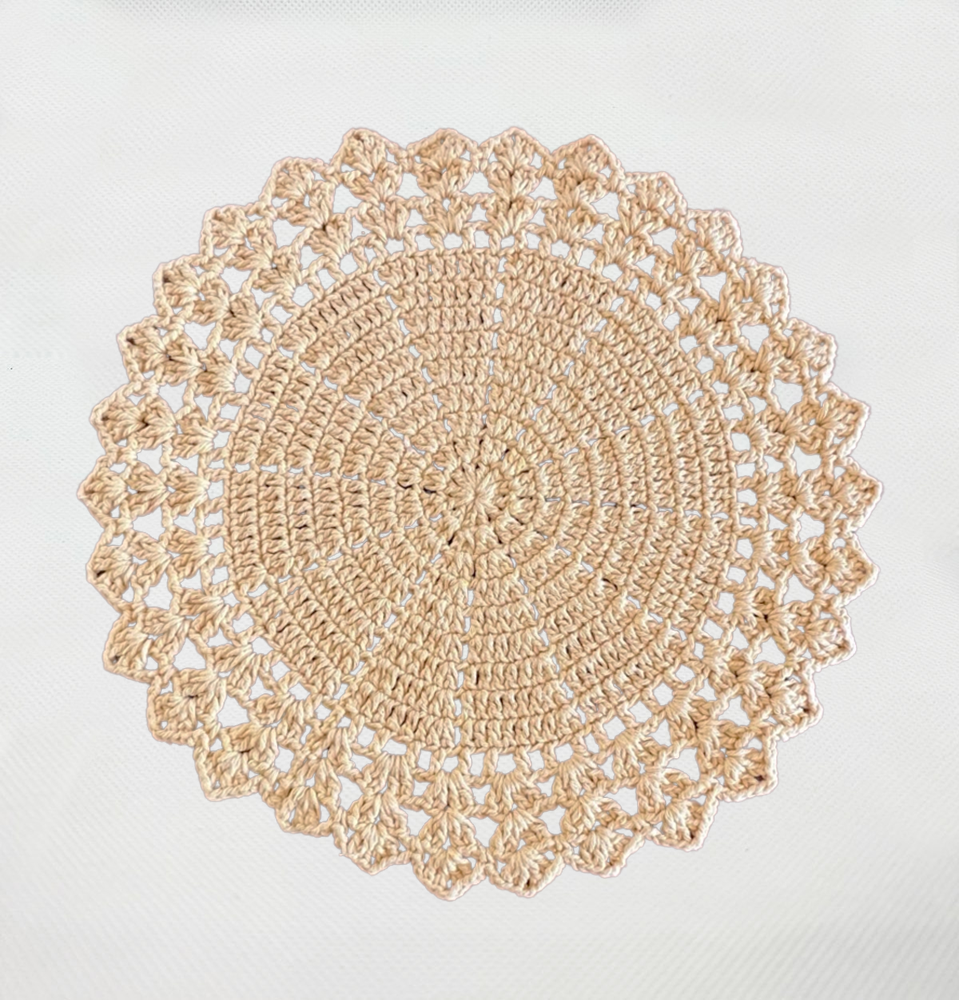 Brazilian Handmade Crochet Placemat (Set of 4)