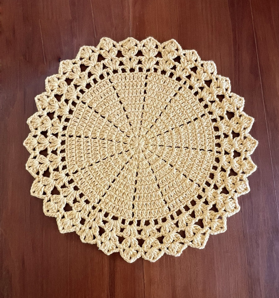 Brazilian Handmade Crochet Placemat (Set of 4)