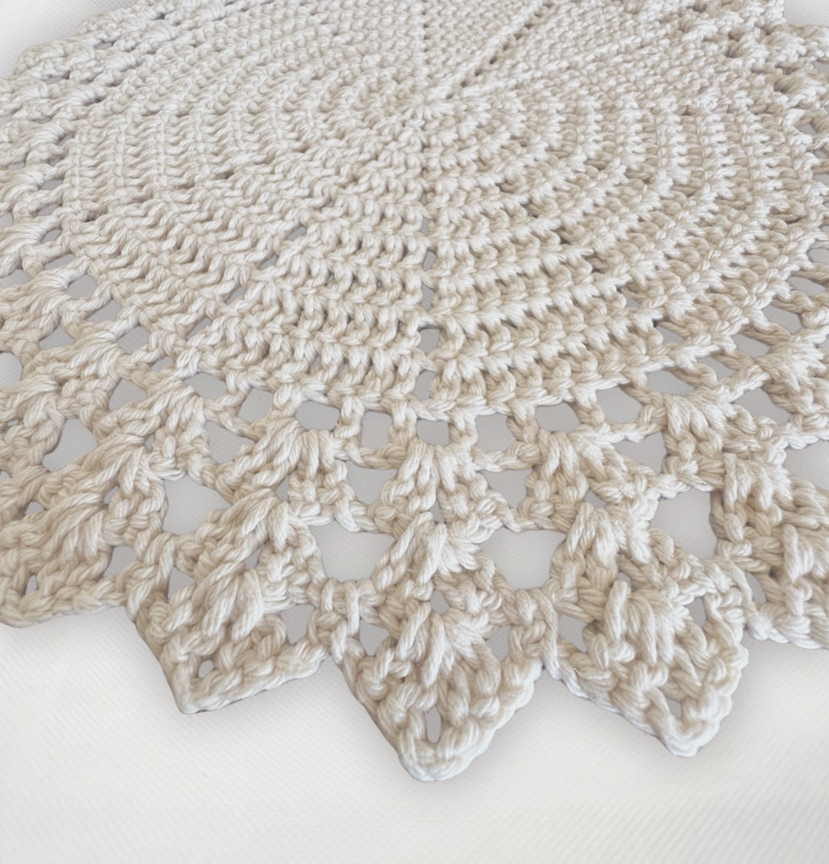 Brazilian Handmade Crochet Placemat (Set of 4)