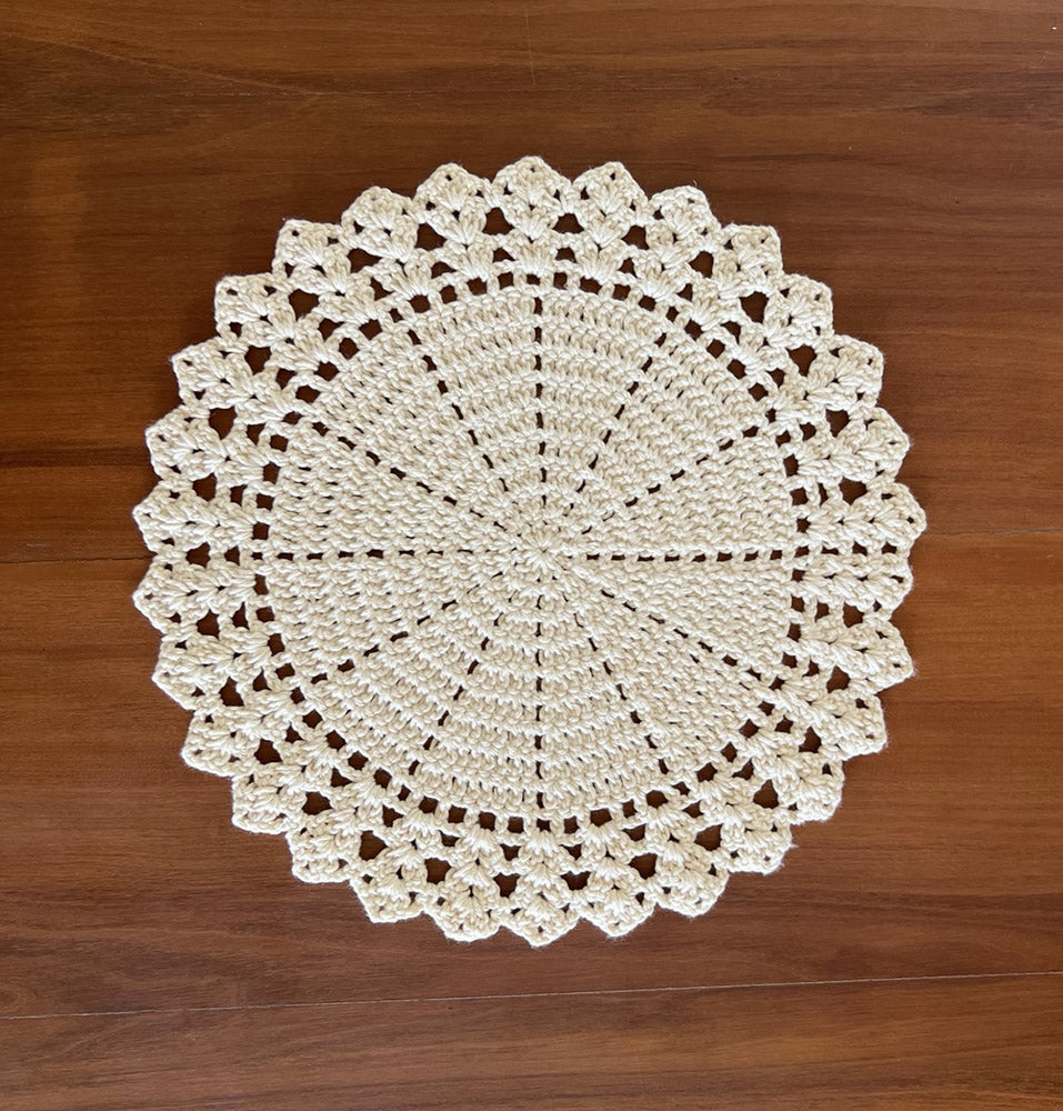 Brazilian Handmade Crochet Placemat (Set of 4)