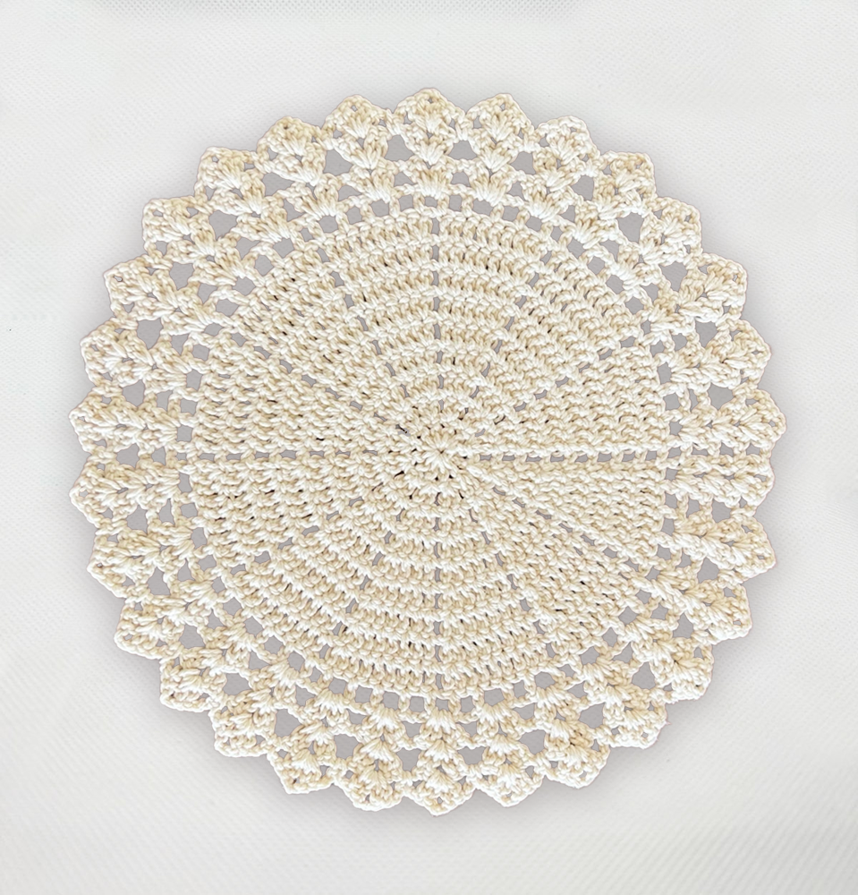 Brazilian Handmade Crochet Placemat (Set of 4)