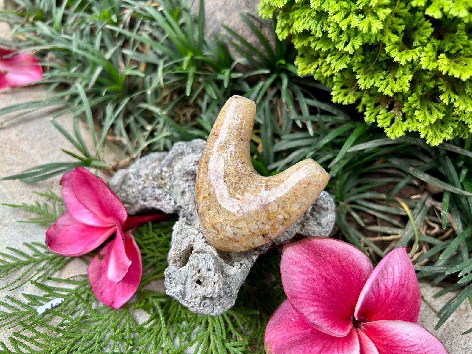 Elephant Jasper Stone Kuripe • LUA (Handmade) from Bali