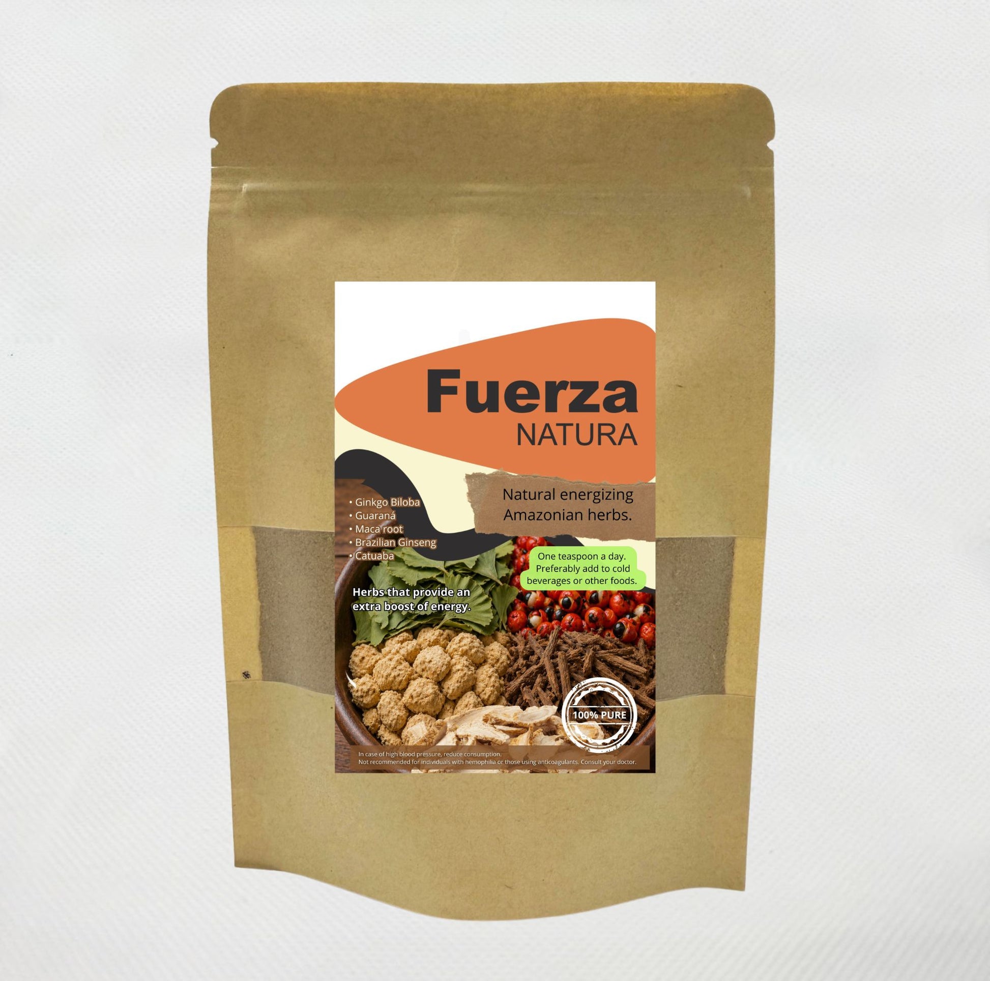 Fuerza Natura Herbal Energy Blend • 100g