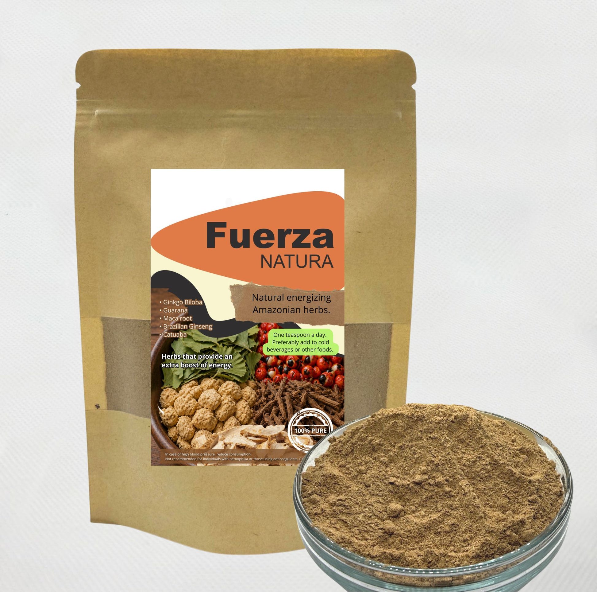 Fuerza Natura Herbal Energy Blend • 100g
