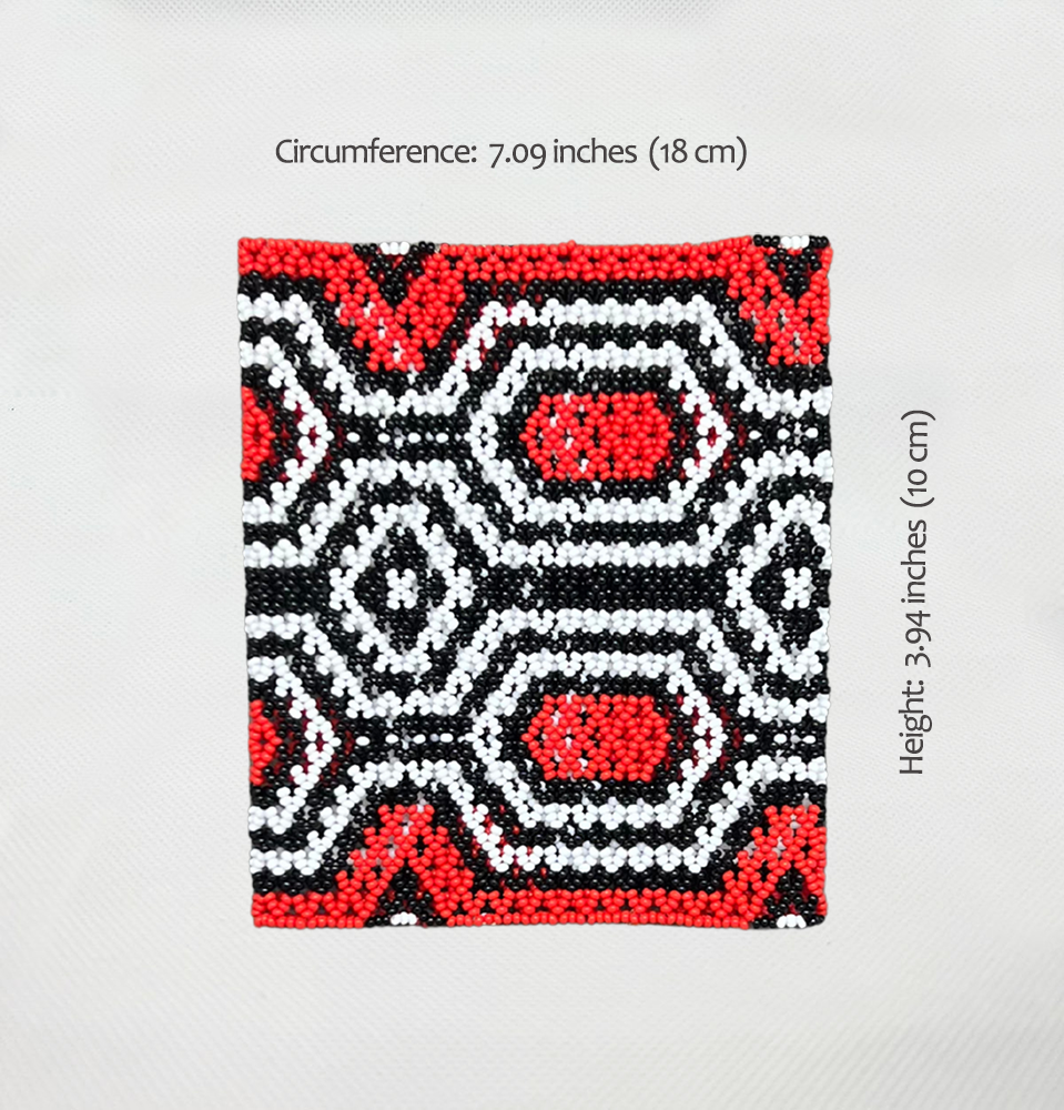 Indigenous Beaded Bracelet • KAMAYURÁ people (from Brazil)