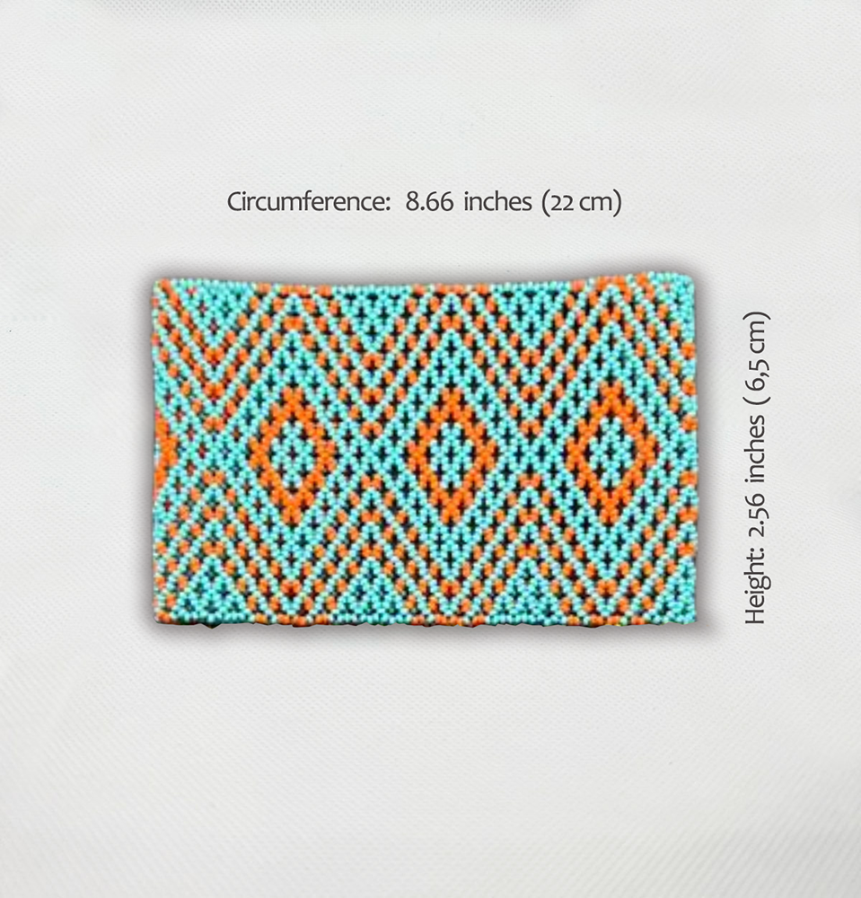 Indigenous Beaded Bracelet • KAYAPÓ people (from Brazil)