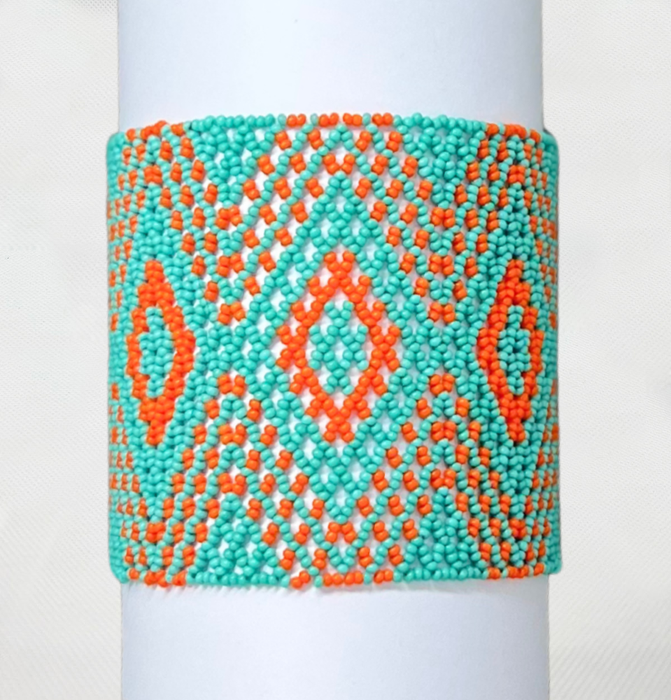 Indigenous Beaded Bracelet • KAYAPÓ people (from Brazil)