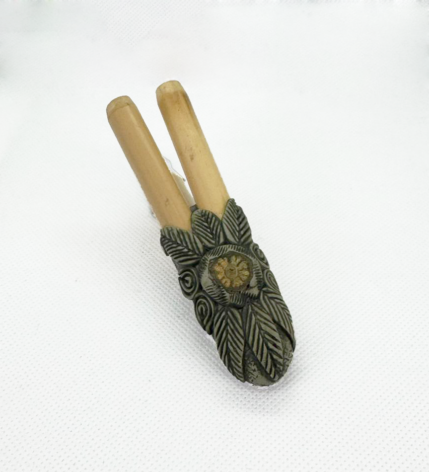 Bamboo Kuripe • Double Barrel Jagube Vine