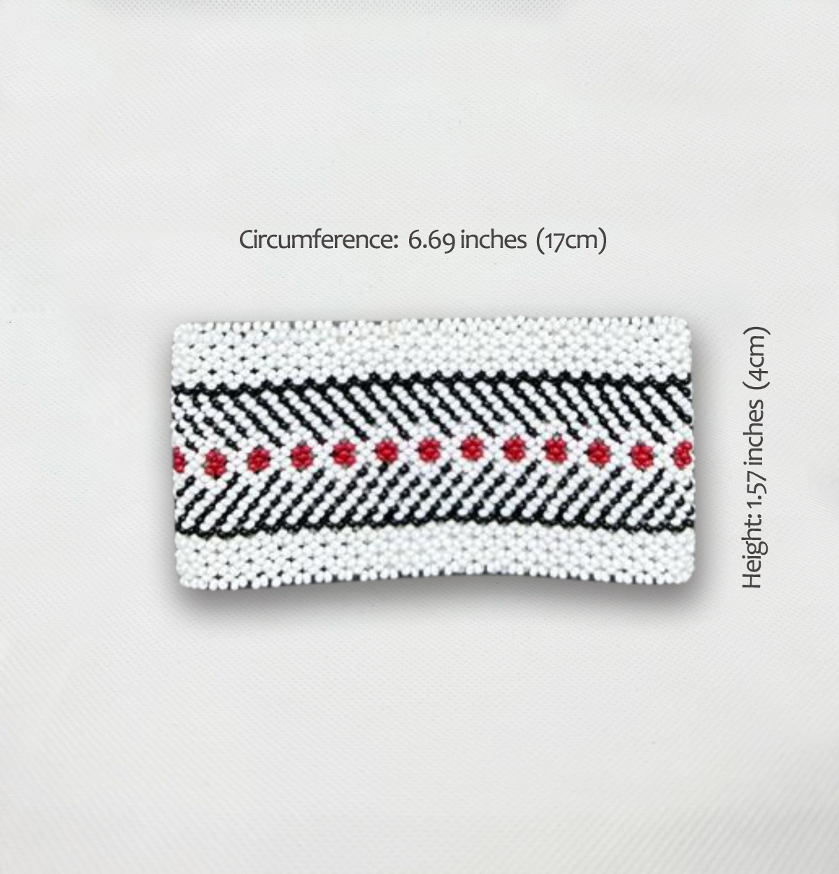 Indigenous Elastic Beaded Bracelet • WAURÁ people (from Brazil)