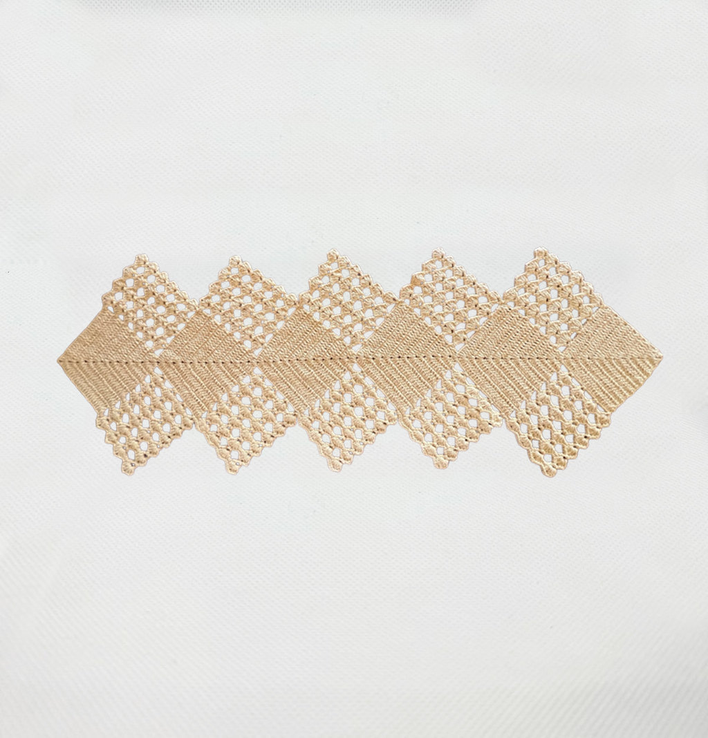 Brazilian Handmade Crochet Table Runner