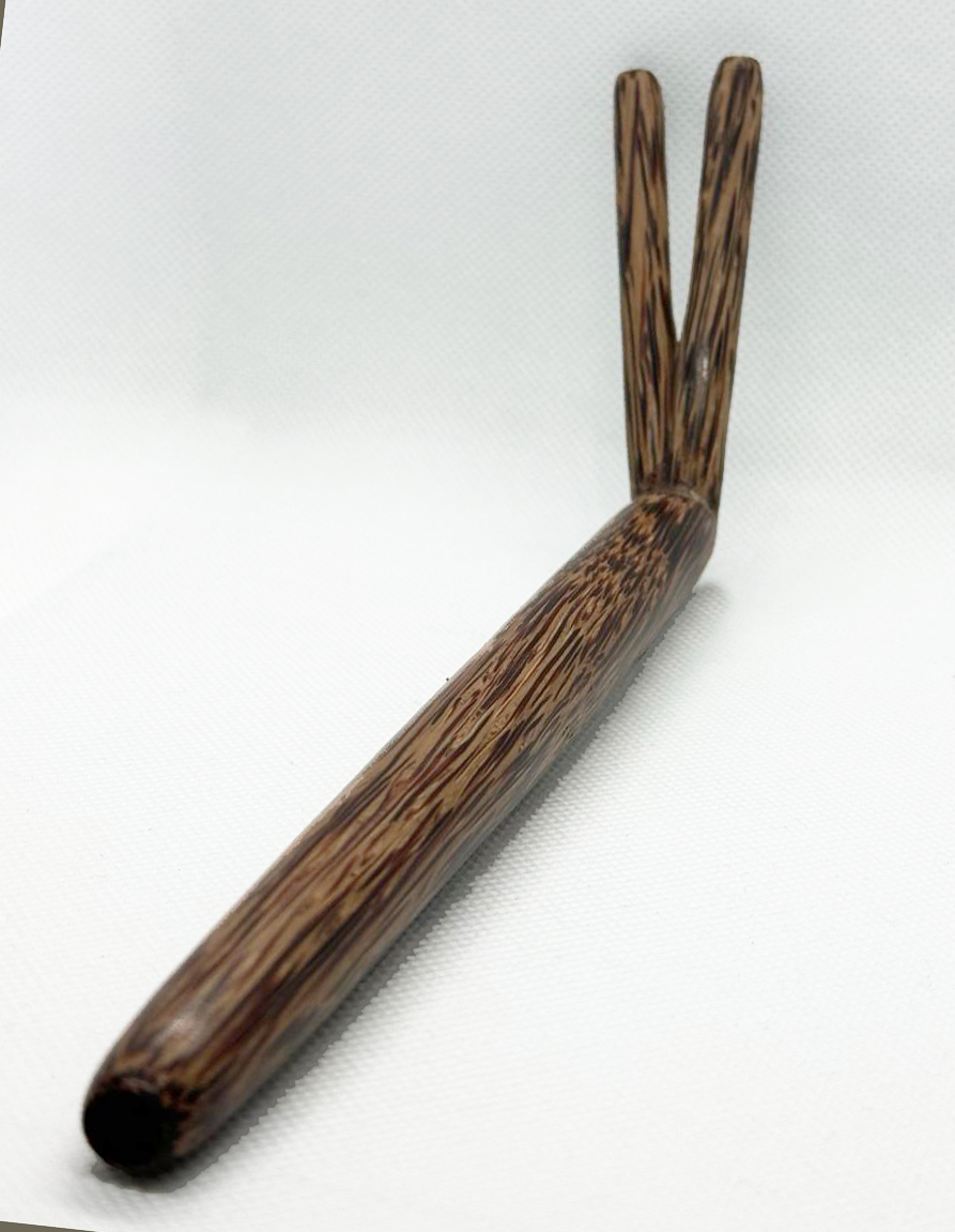 Wood Tepi • Double Barrel Hardwood (Handmade) from Bali