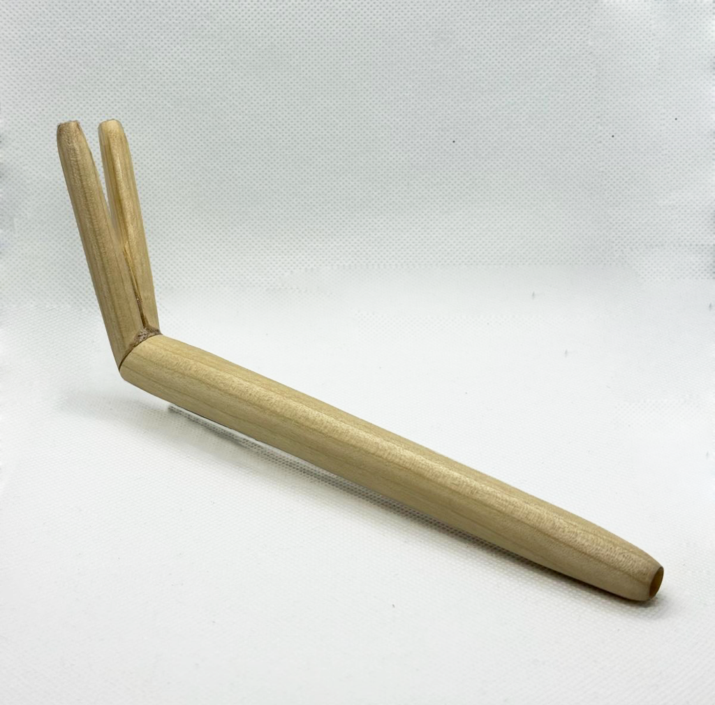 Wood Tepi • Double Barrel Hardwood (Handmade) from Bali