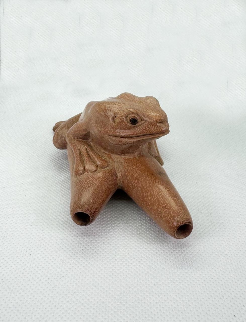 Wood Kuripe • KAMBO FROG (Handmade) from Bali