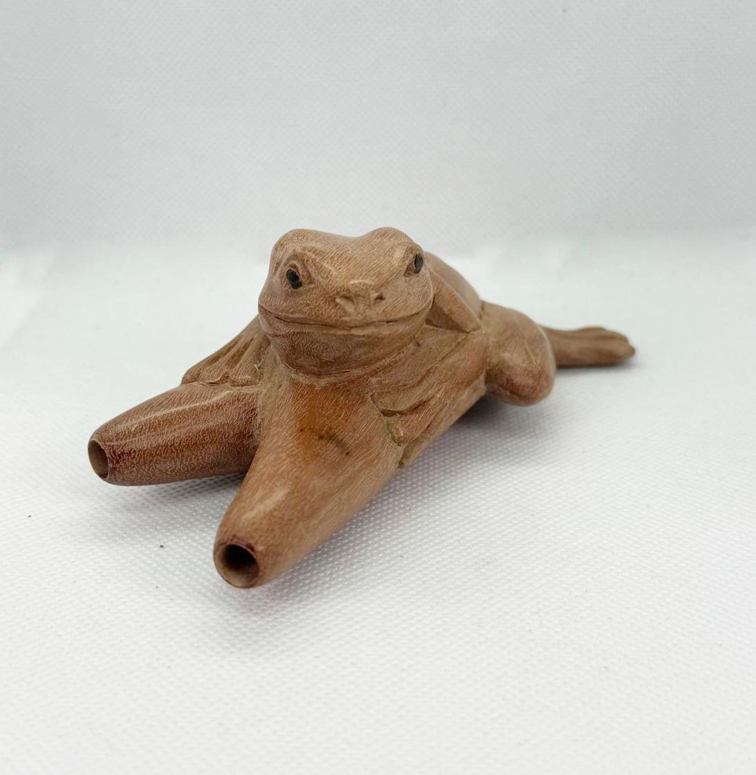 Wood Kuripe • KAMBO FROG (Handmade) from Bali