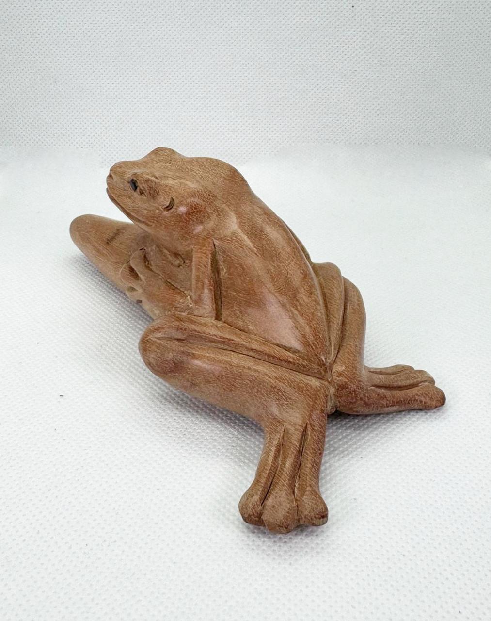 Wood Kuripe • KAMBO FROG (Handmade) from Bali