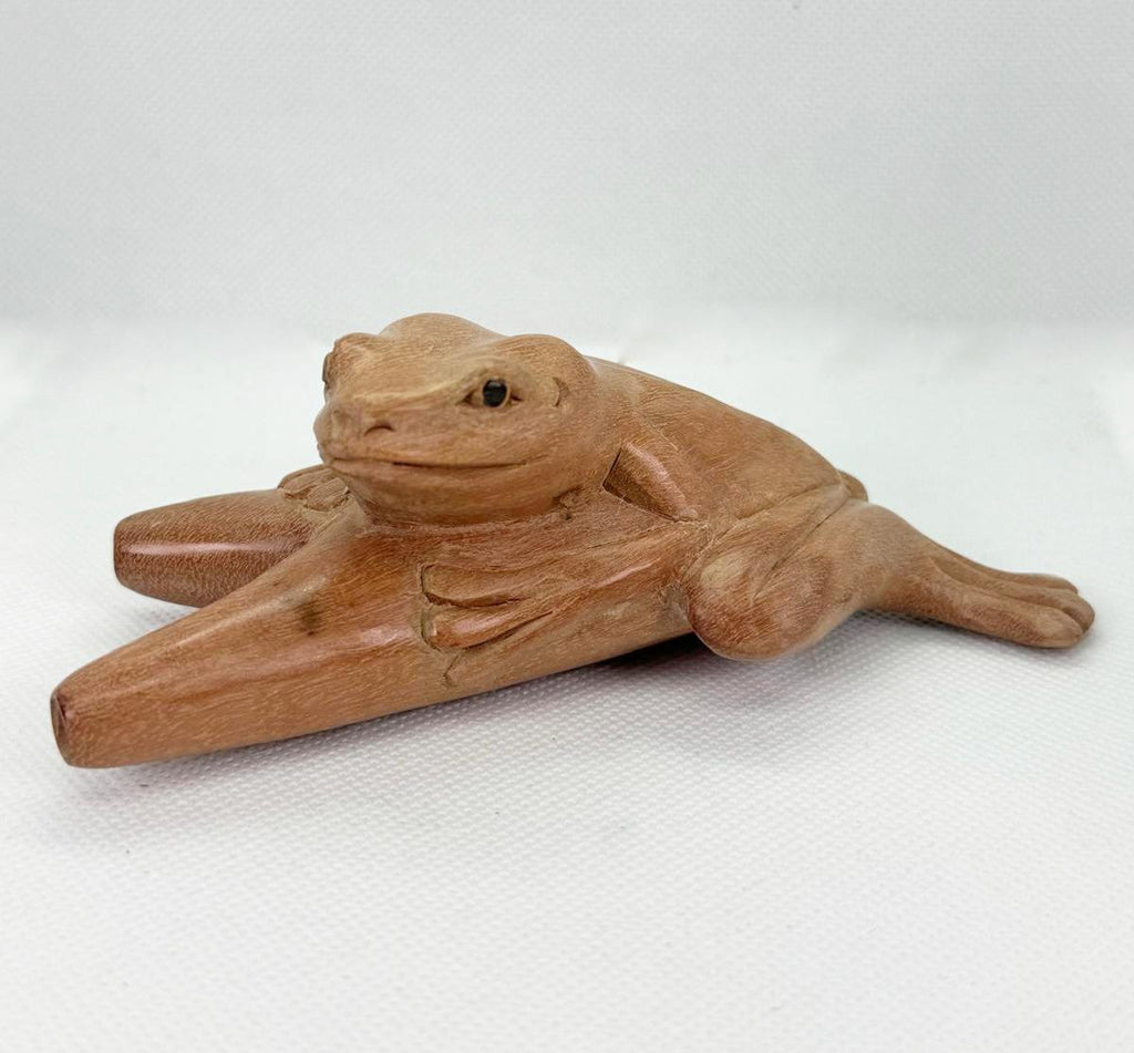 Wood Kuripe • KAMBO FROG (Handmade) from Bali