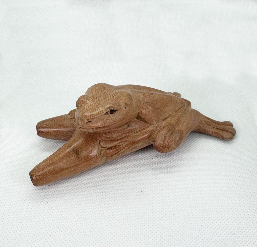 Wood Kuripe • KAMBO FROG (Handmade) from Bali