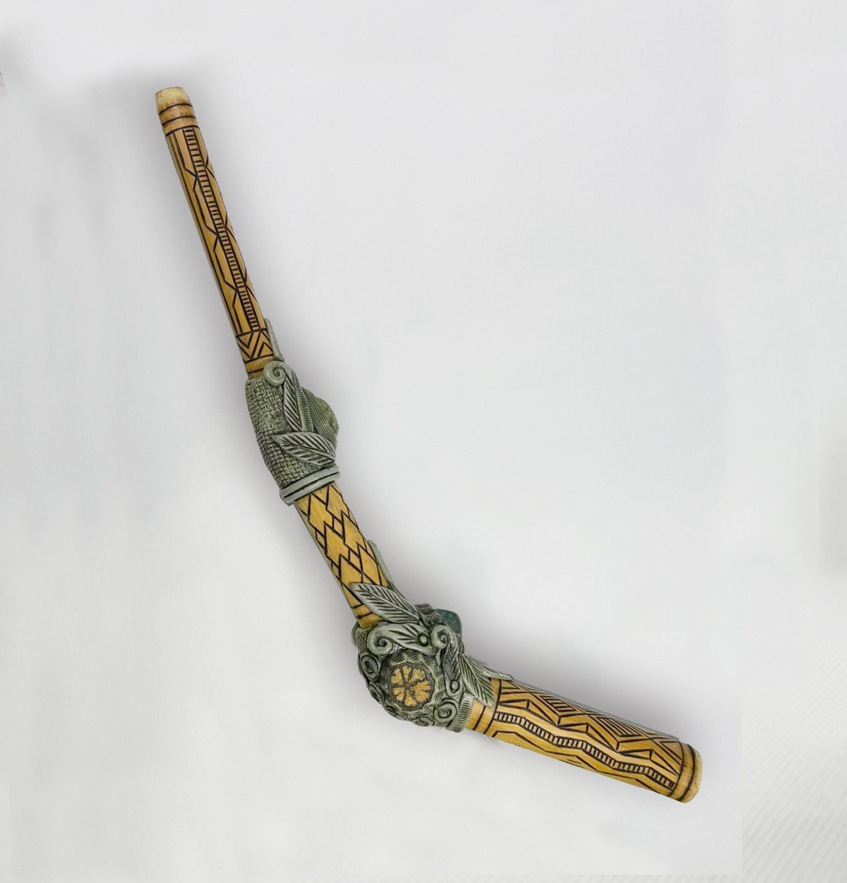 Bamboo Tepi • Pyrographed Tete Pawã (kenê)